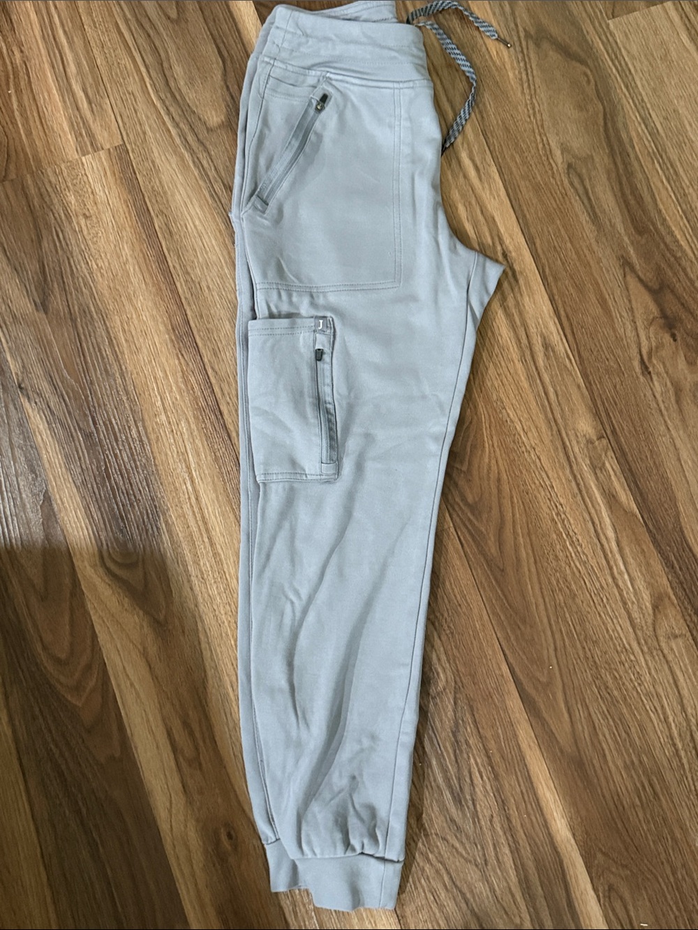 Jaanuu Gray Drawstring Scrub Pants with Back Pocket SP - Picture 4 of 4